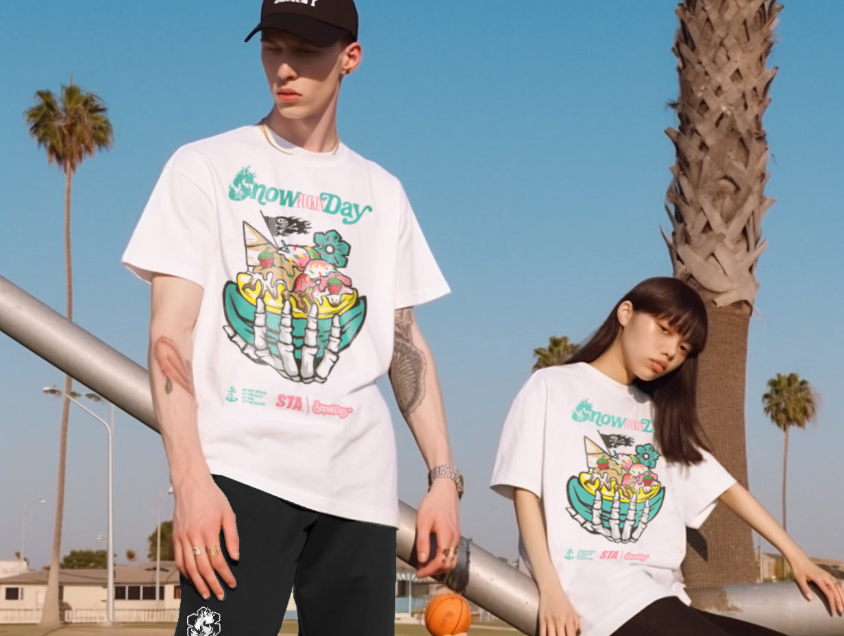 SNOWDAY X STA Banana pirate TEE