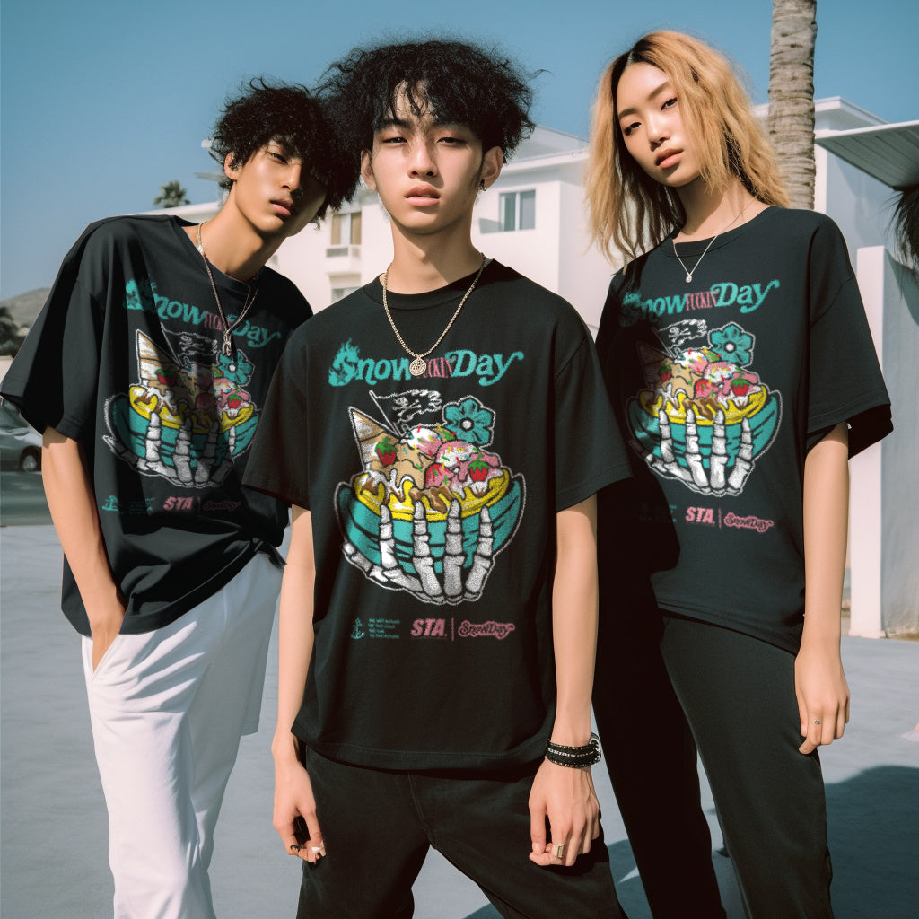 SNOWDAY X STA Banana pirate TEE