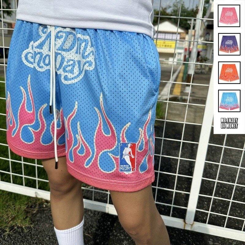 SNOWDAY X MEDM flame mesh Short