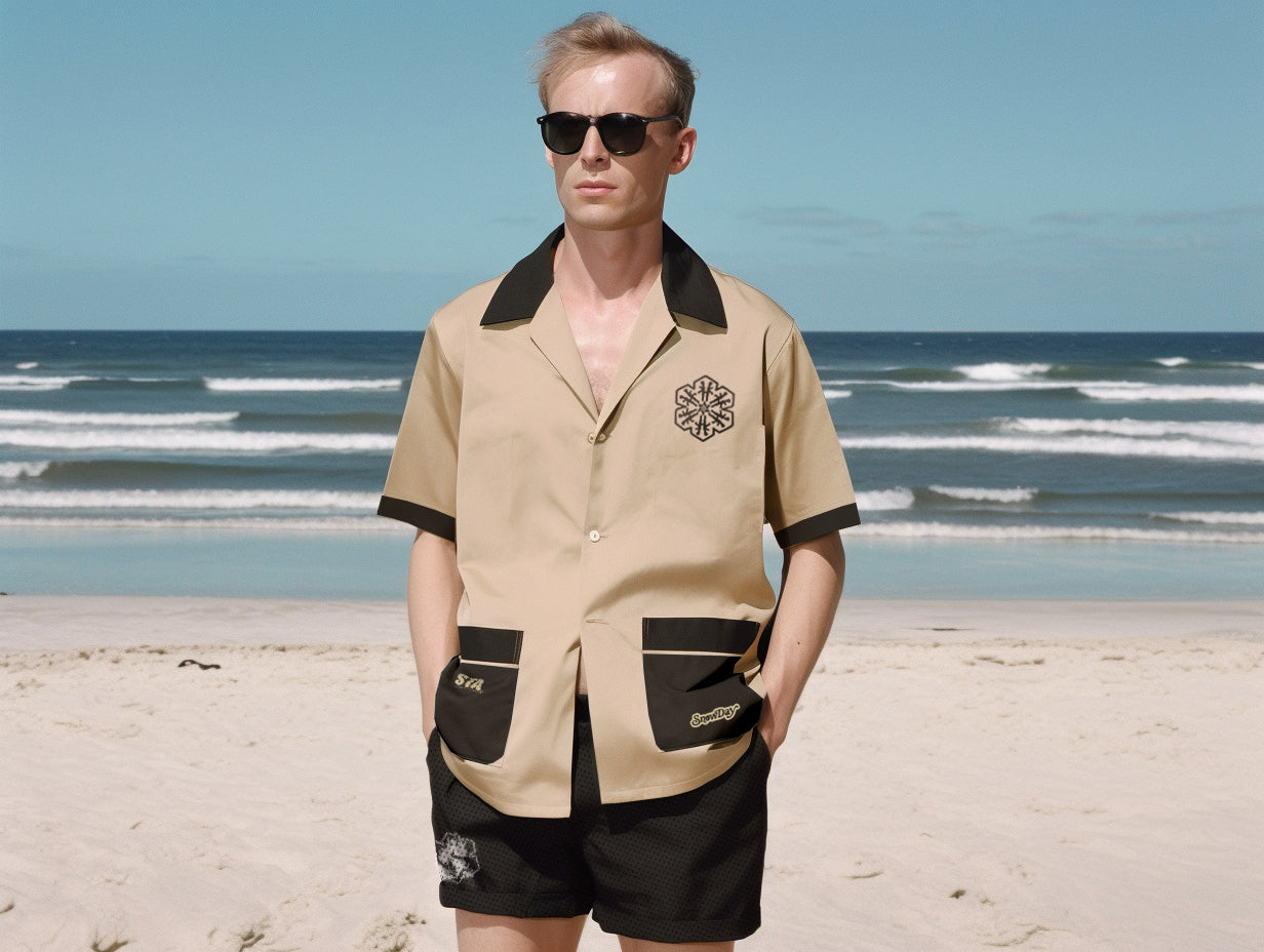 SNOWDAY X STA Pirate bowling Shirt