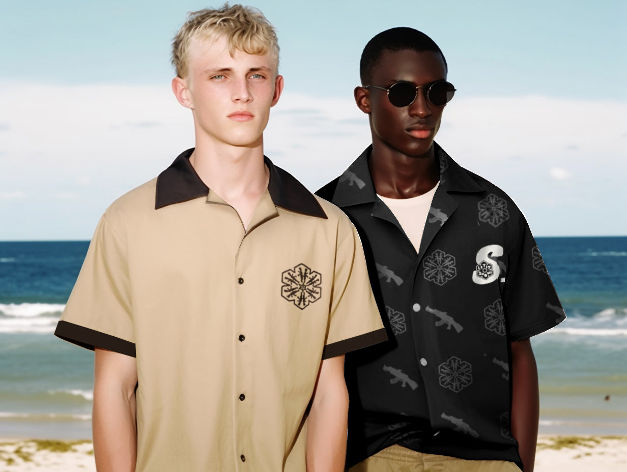 SNOWDAY X STA Pirate bowling Shirt