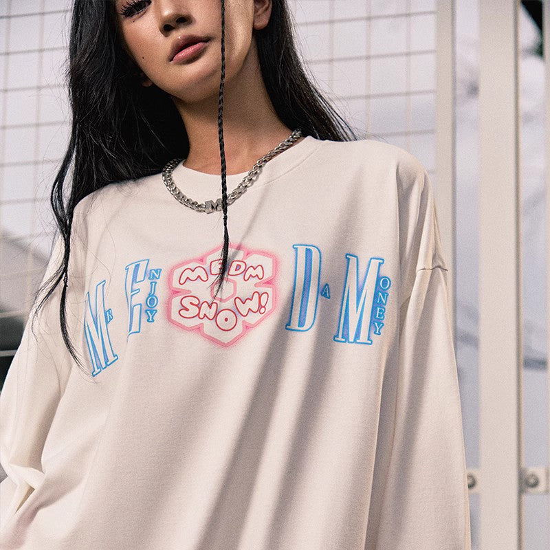 SNOWDAY X MEDM slot machine LS tee