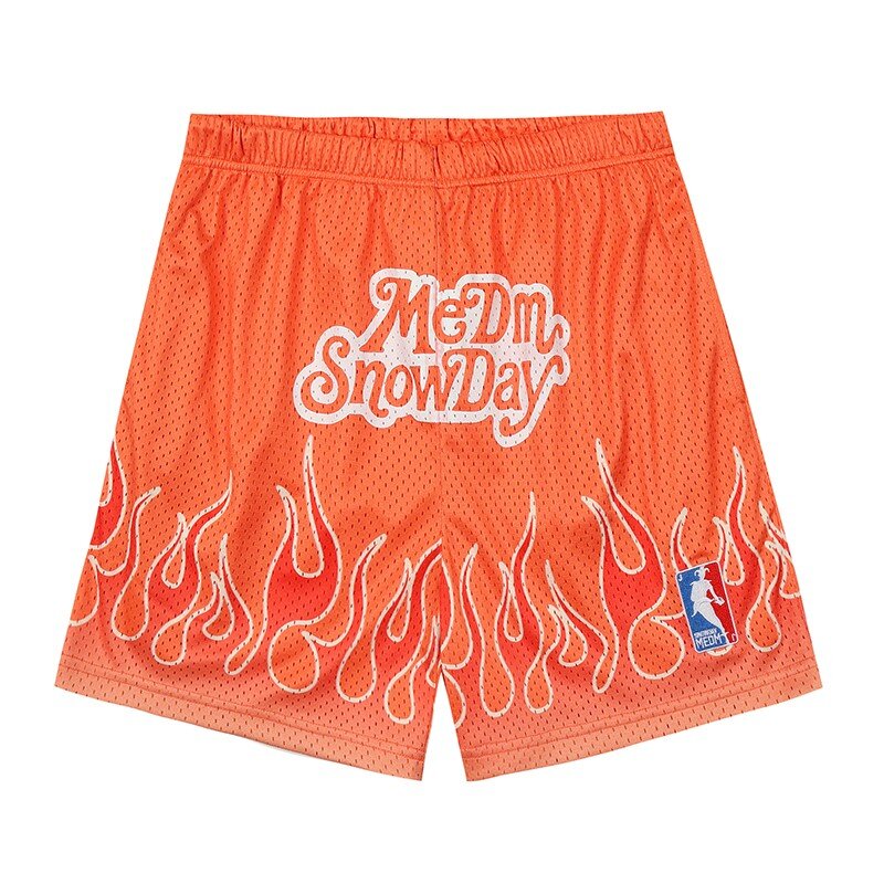 SNOWDAY X MEDM flame mesh Short