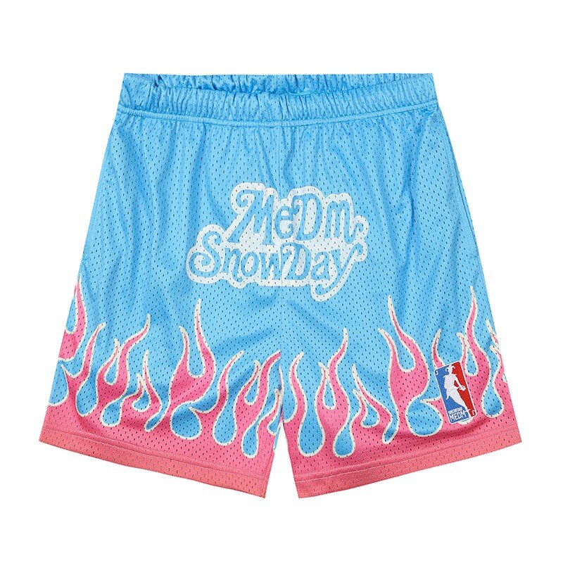 SNOWDAY X MEDM flame mesh Short
