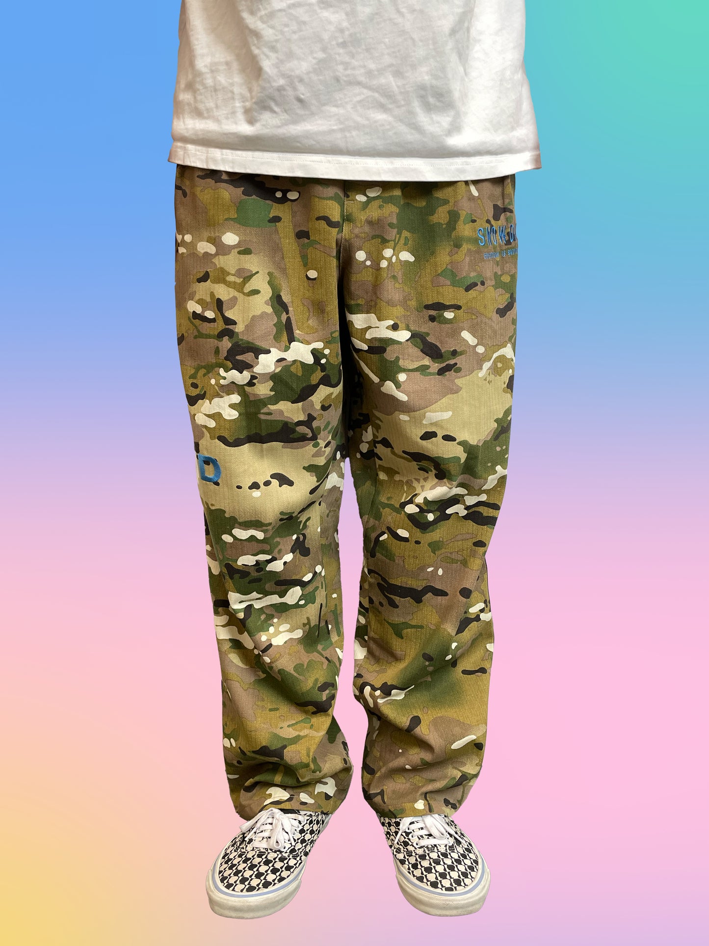 SNOWDAY CAMO NYLON TROUSERS