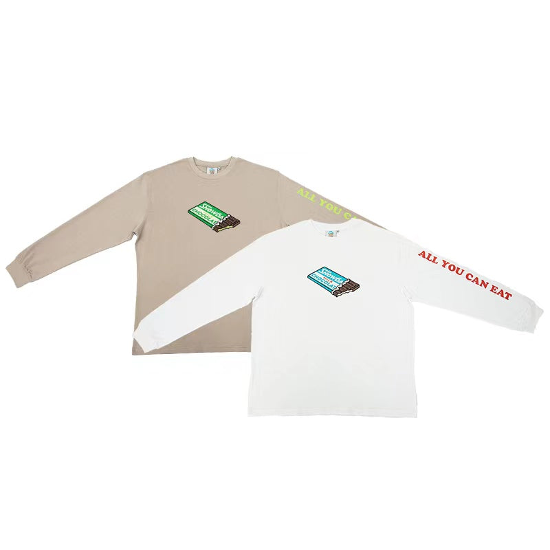 MILK CHOCOLATE LS T-SHIRTS