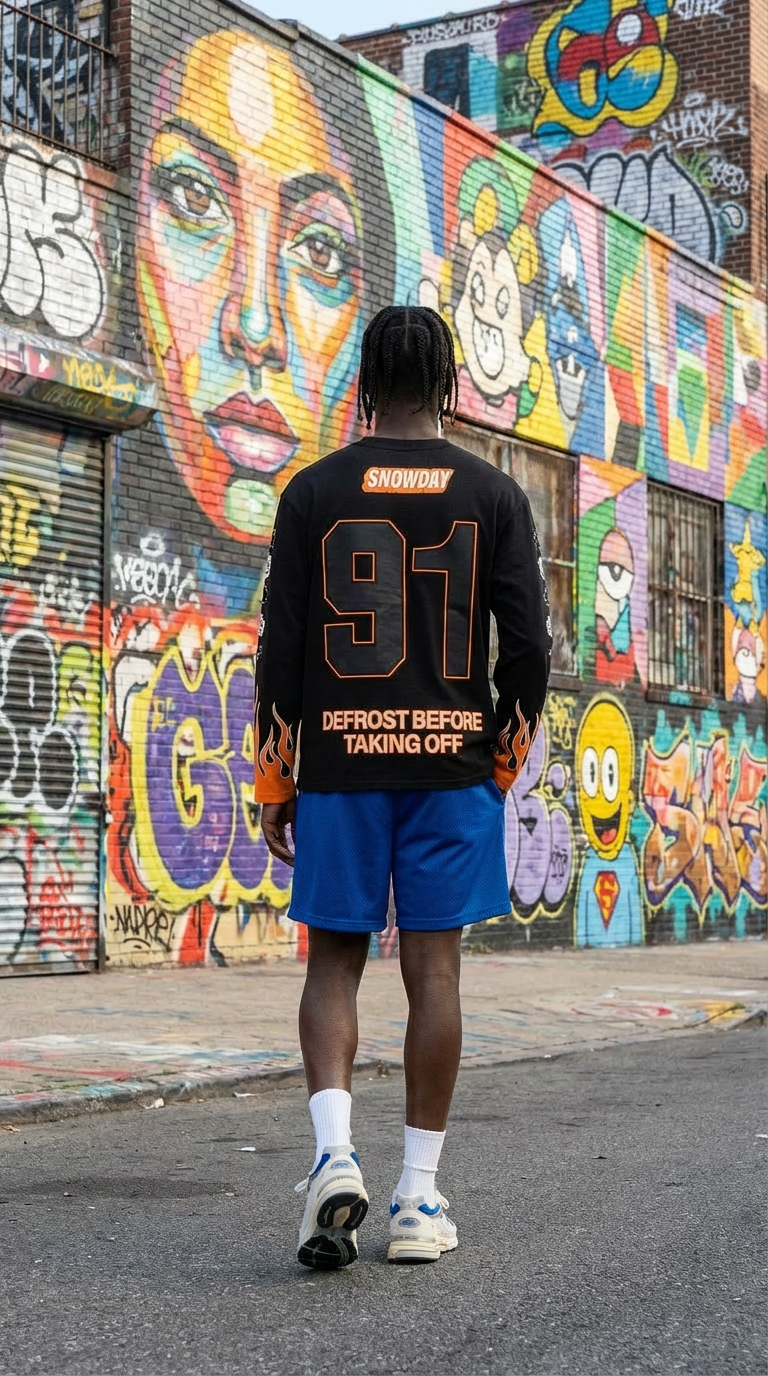 SnowDay Long-sleeve flame Jersey SnowDay Long-sleeve flame Jersey